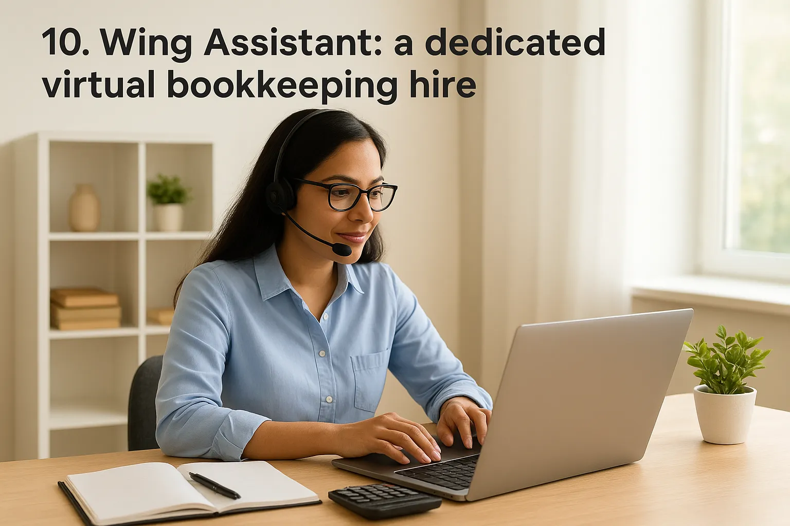 10. Wing Assistant: a dedicated virtual bookkeeping hire
