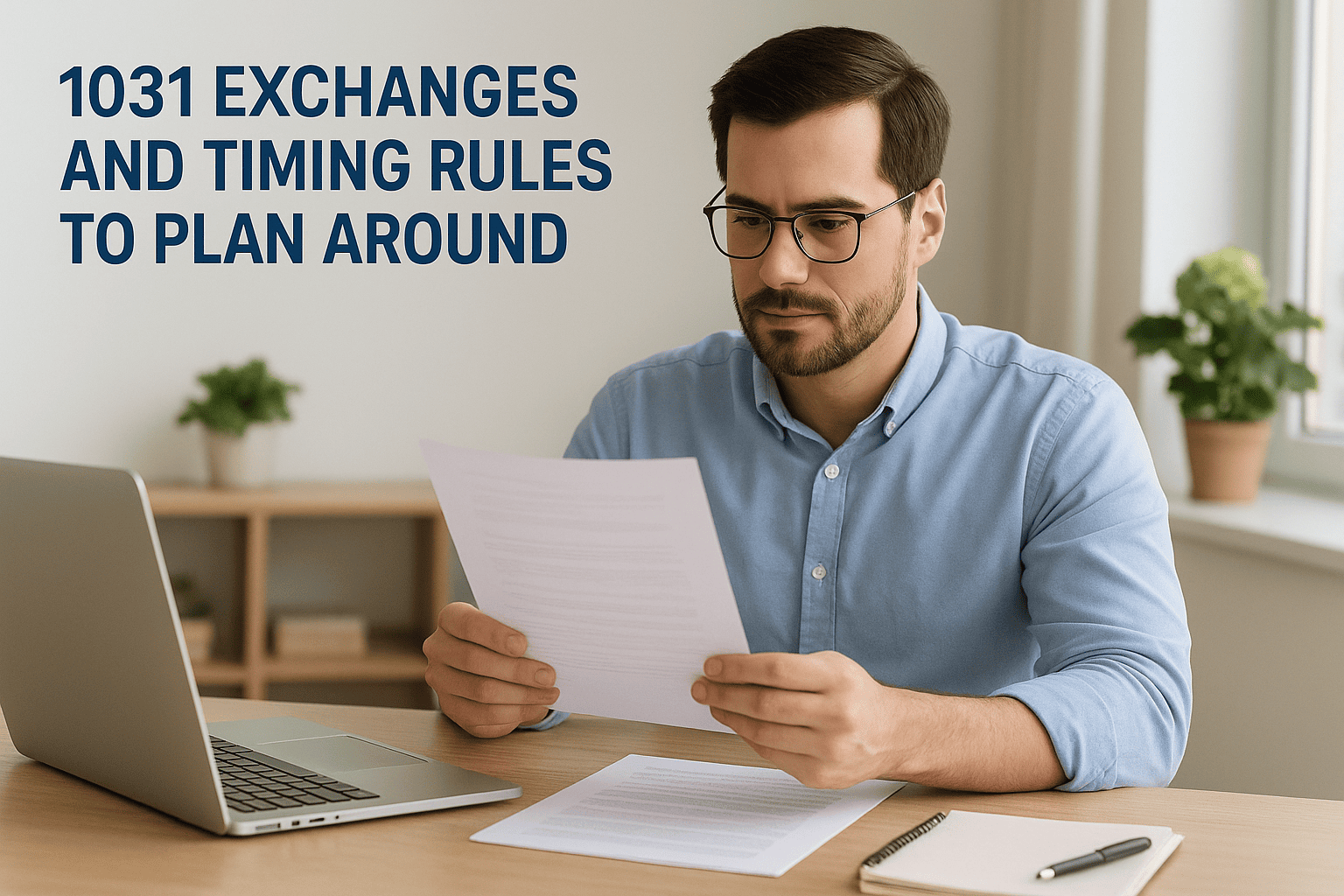 1031 exchanges and timing rules to plan around
