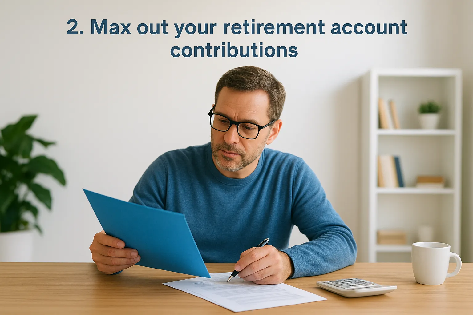 2. Max out your retirement account contributions