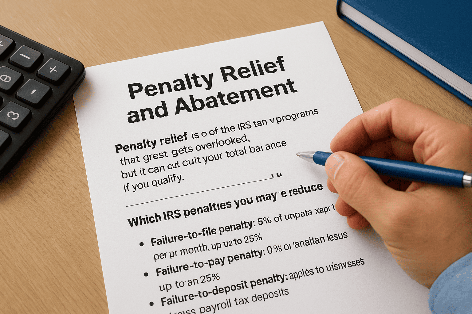 4. Penalty relief and abatement