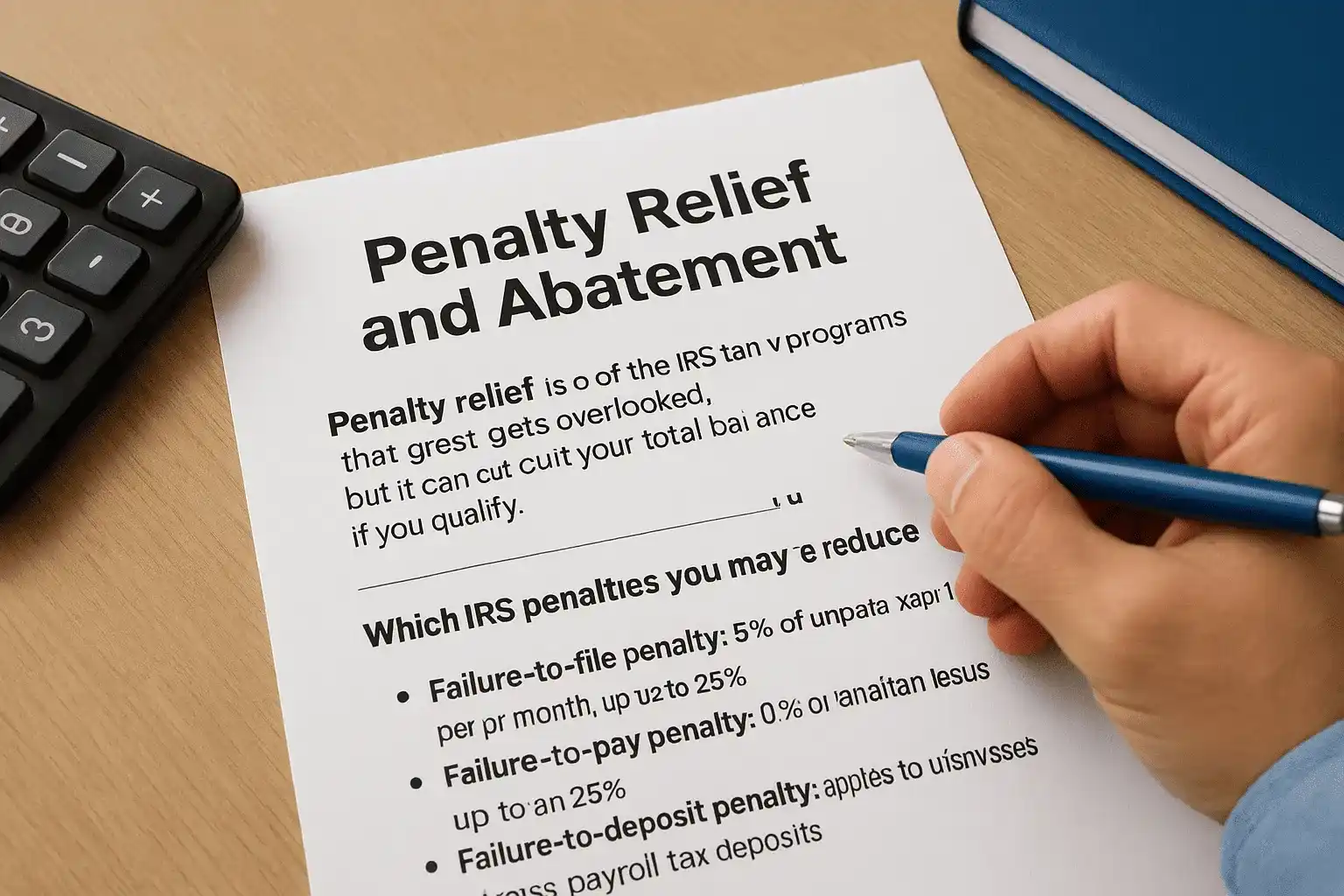 4. Penalty relief and abatement