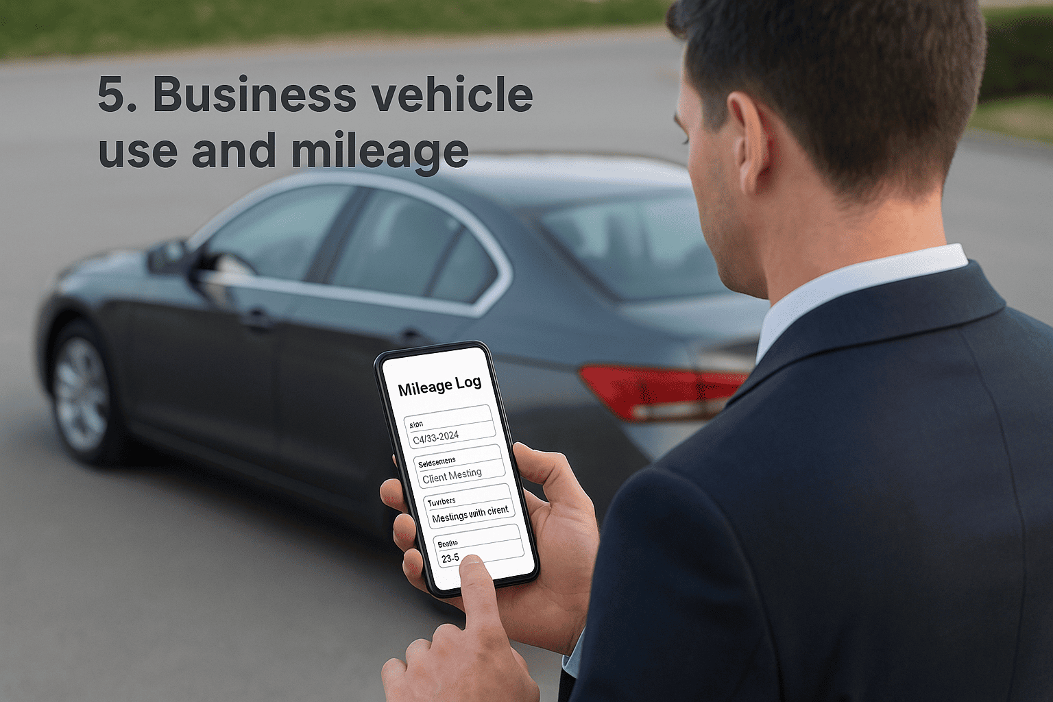 5. Business vehicle use and mileage