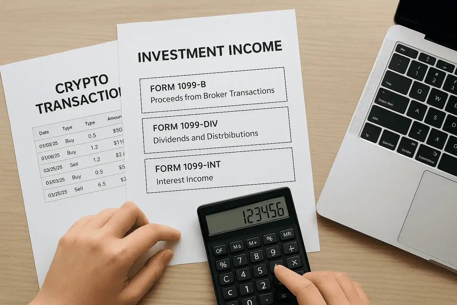 8. Compile investment and digital asset activity