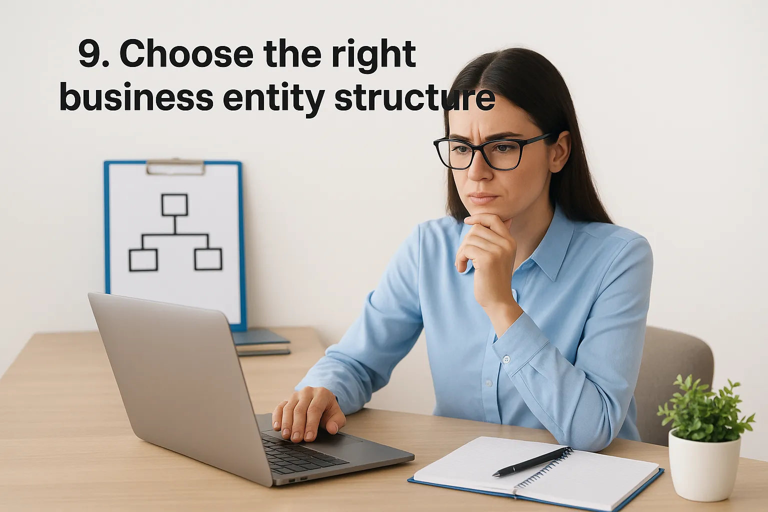 9. Choose the right business entity structure