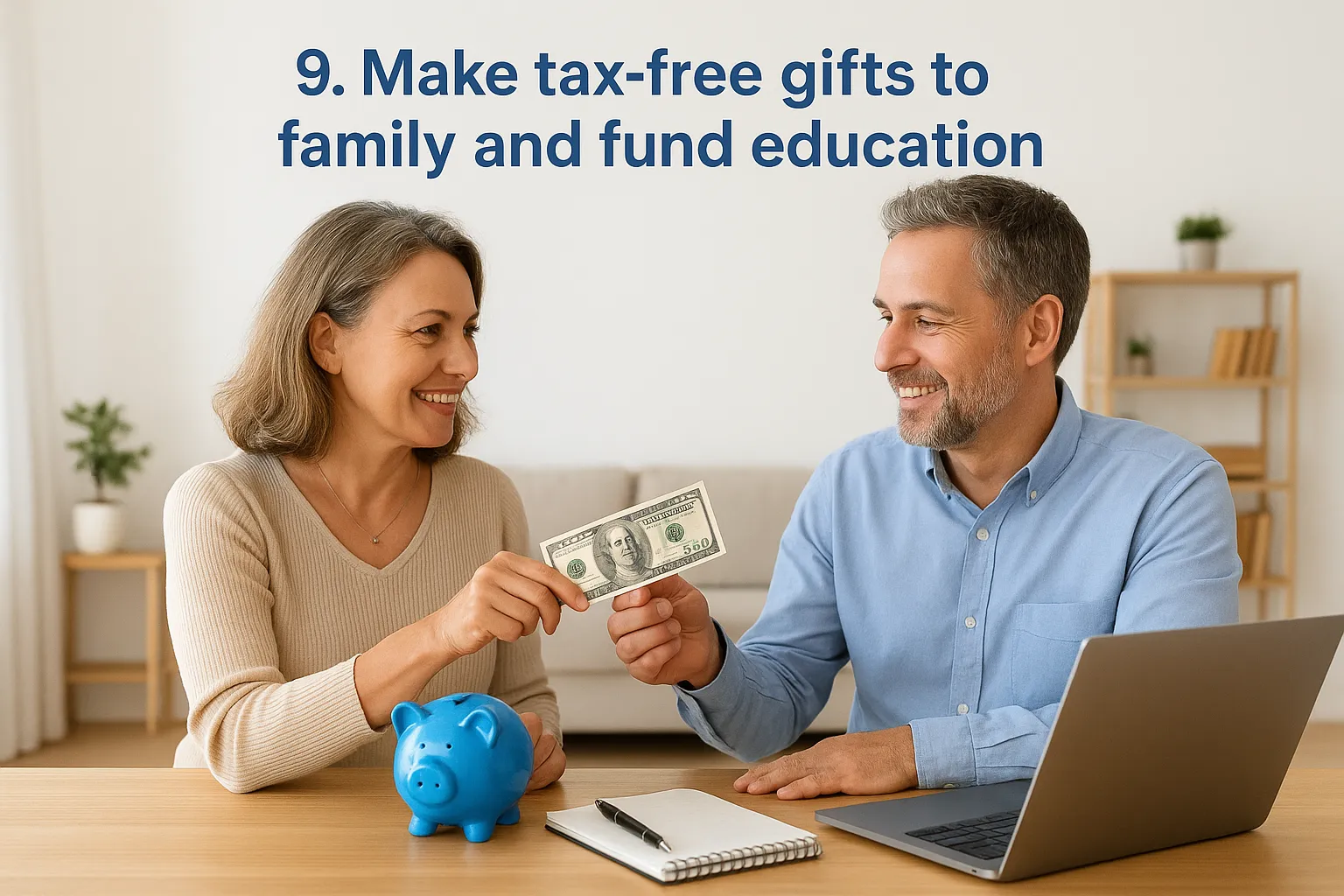 9. Make tax-free gifts to family and fund education