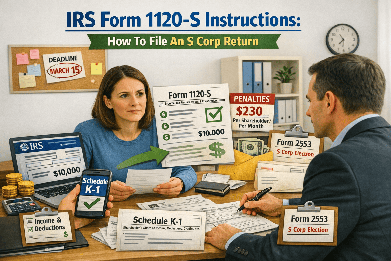 IRS Form 1120-S Instructions: How To File An S Corp Return