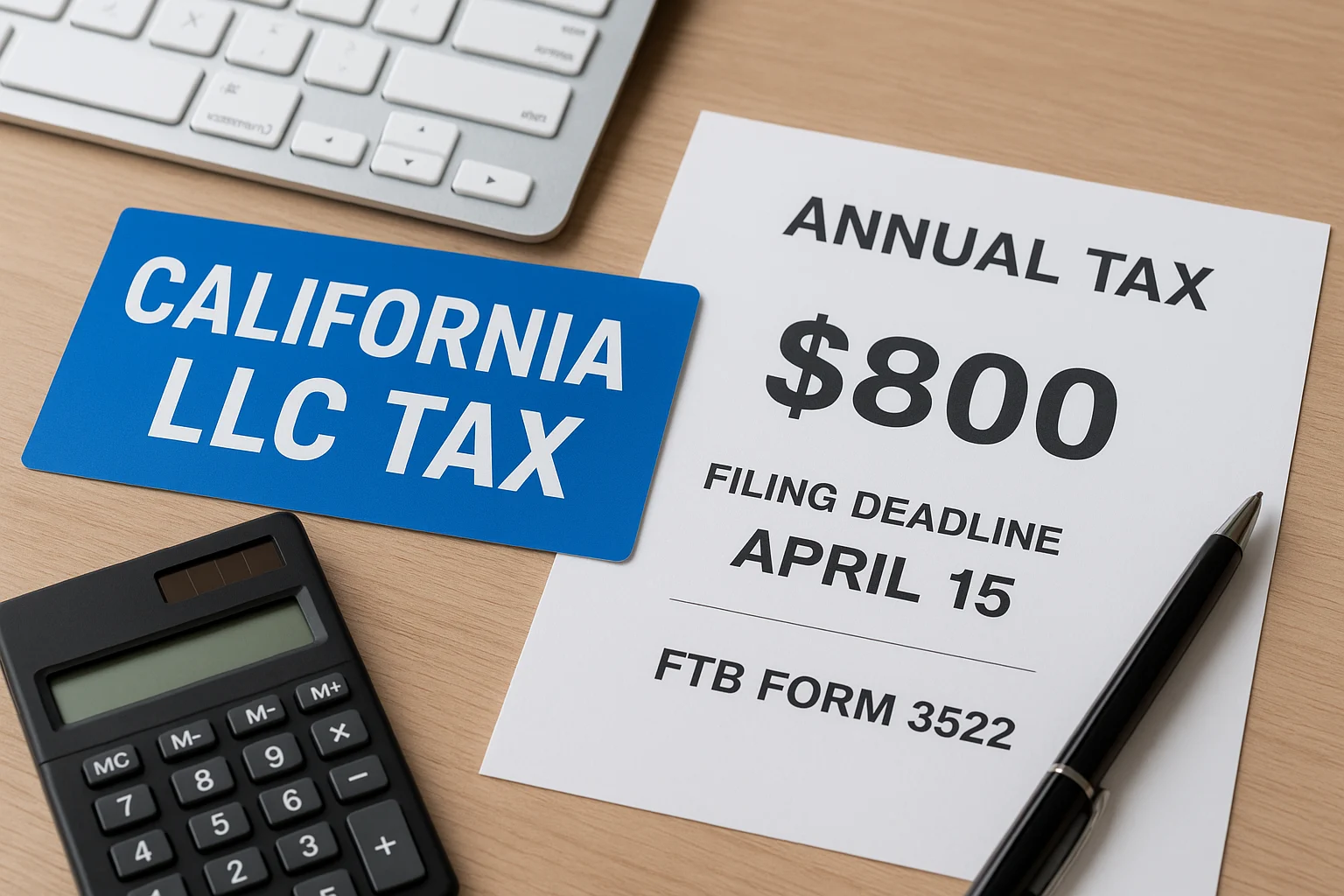 california llc tax