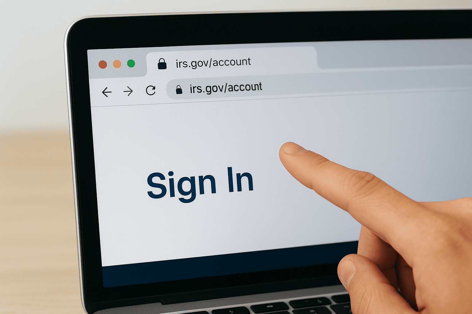 Check the URL before entering credentials