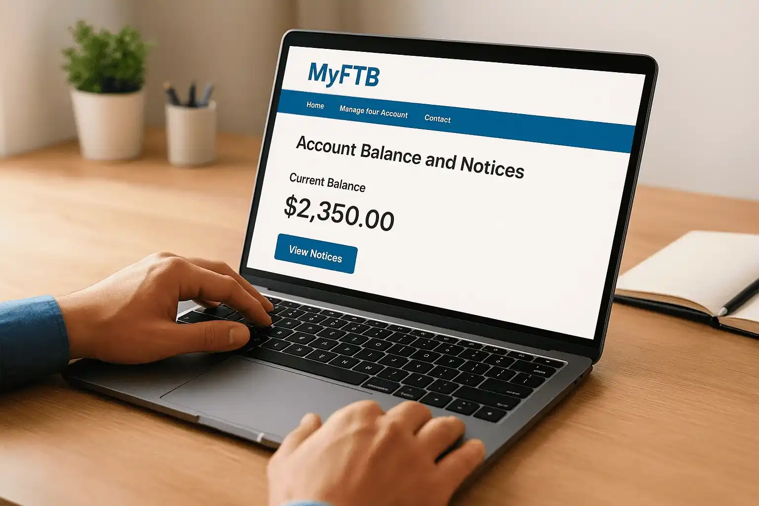 Check your balance through MyFTB