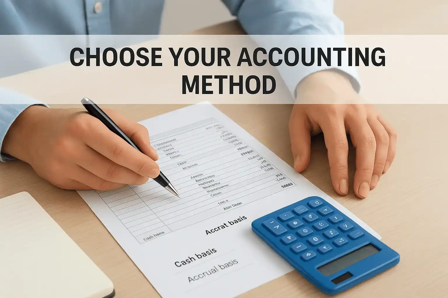 Choose your accounting method