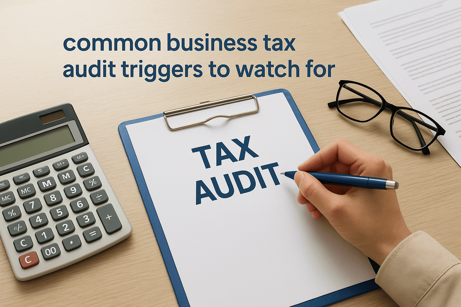 Common business tax audit triggers to watch for