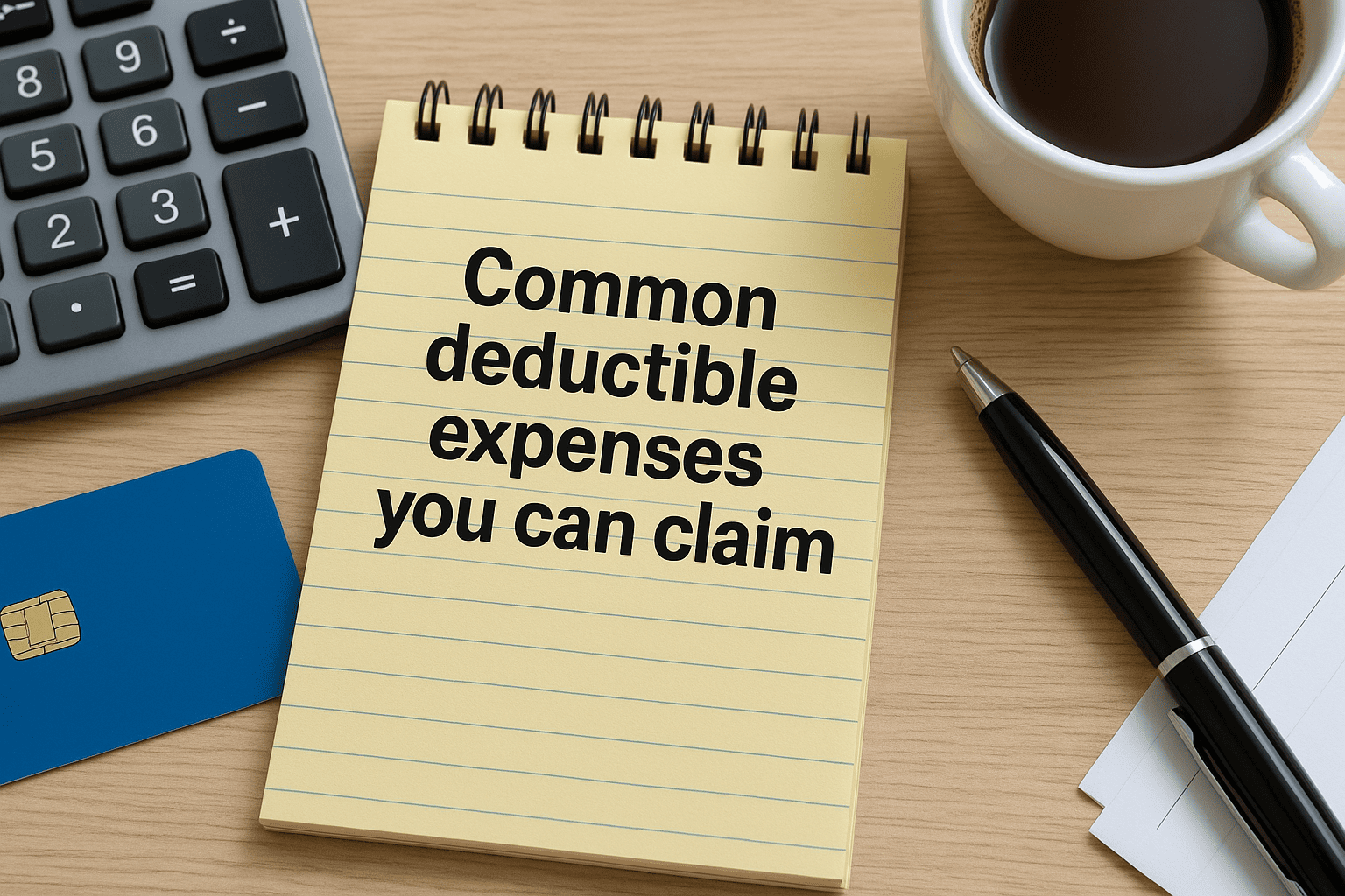 Common deductible expenses you can claim