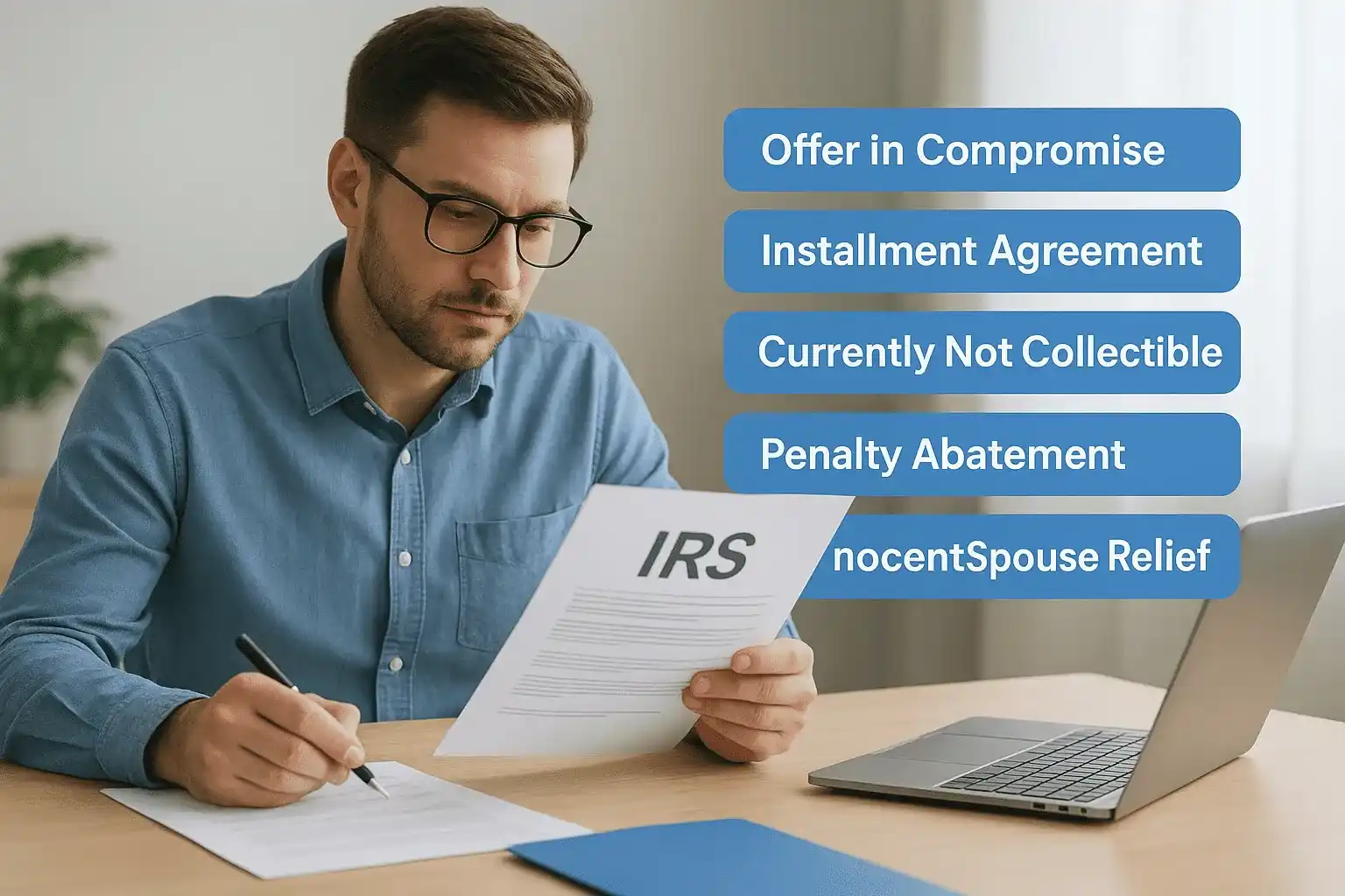Common resolution programs the IRS offers