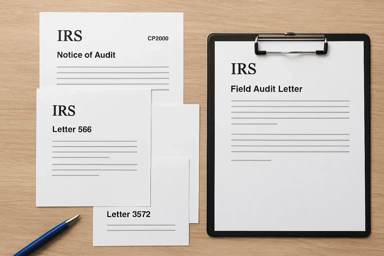 Common types of IRS audit letters explained