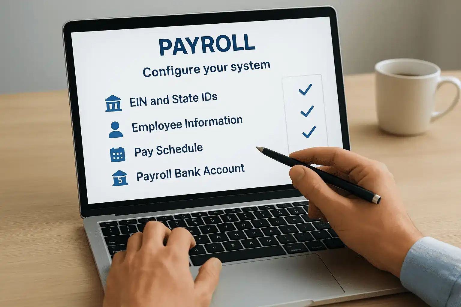 Configure your system before the first pay run