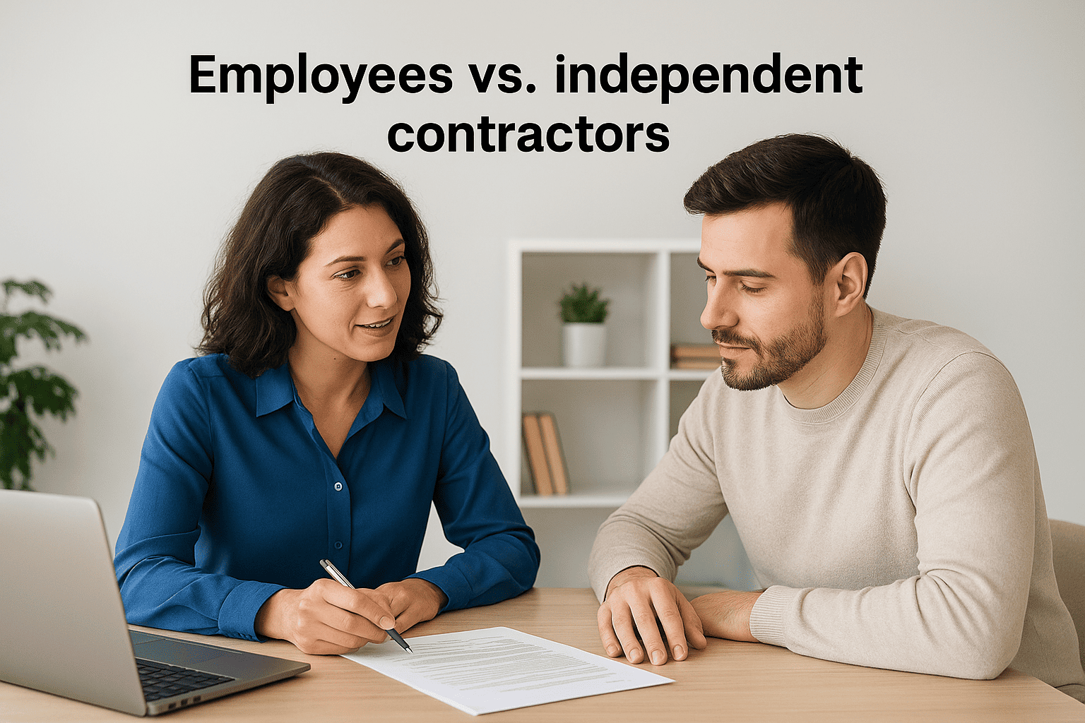 Employees vs. independent contractors
