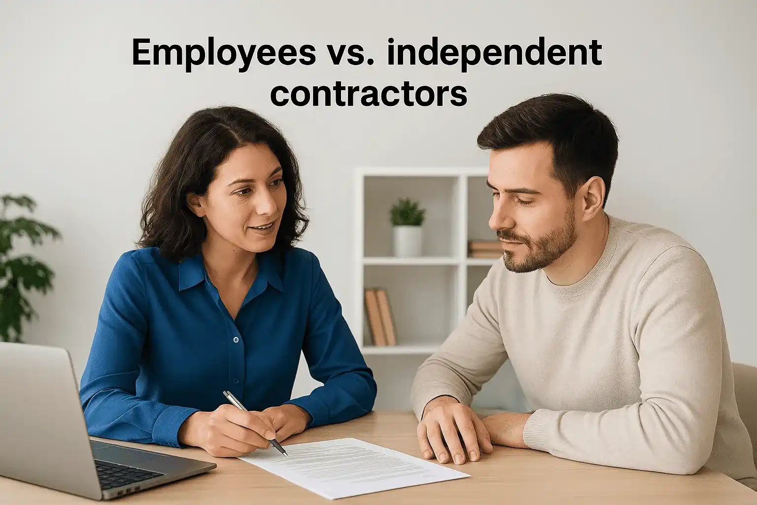 Employees vs. independent contractors