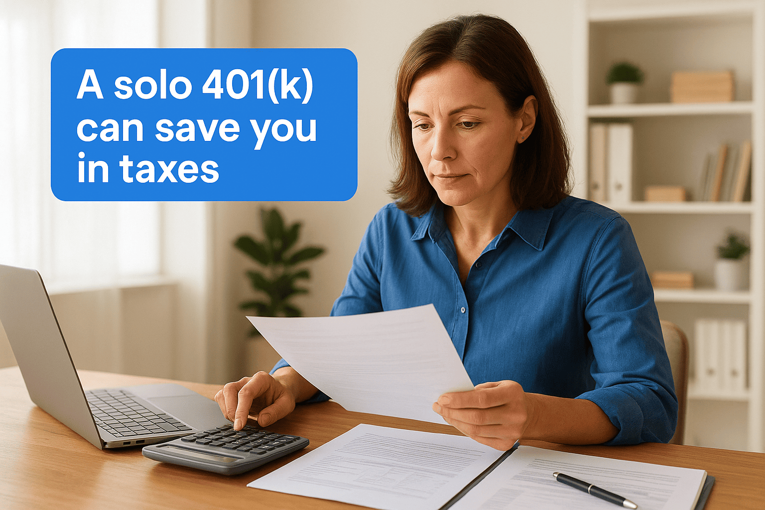 Example: how much a solo 401(k) can save you in taxes