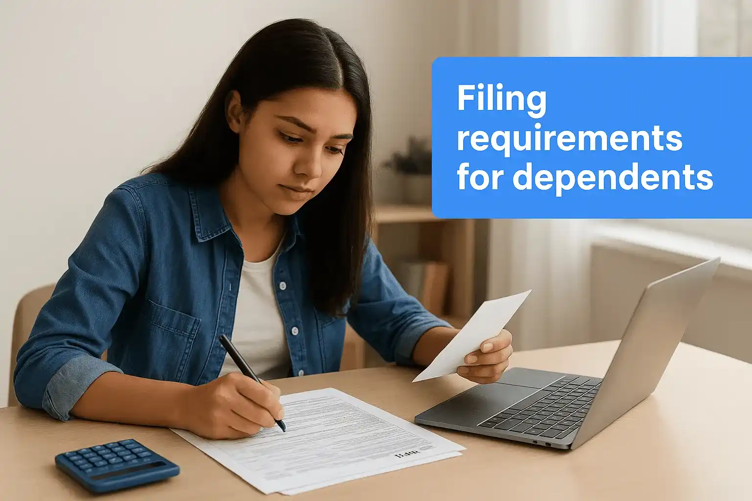 Filing requirements for dependents