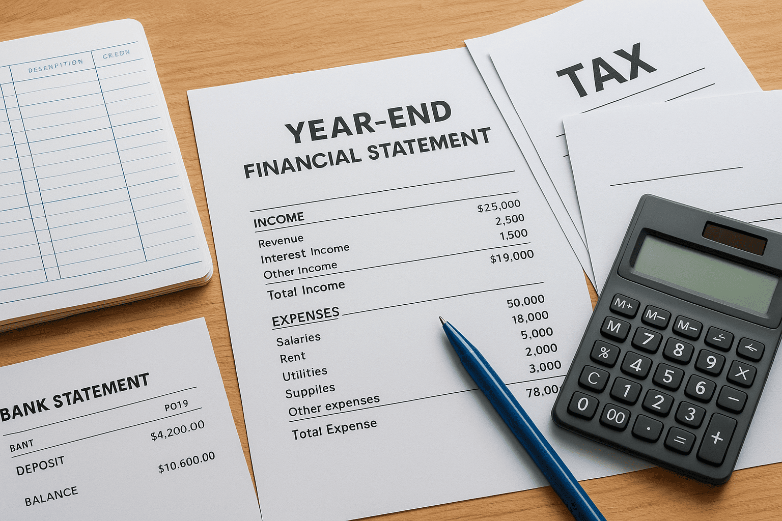 Financial records and accounting documentation