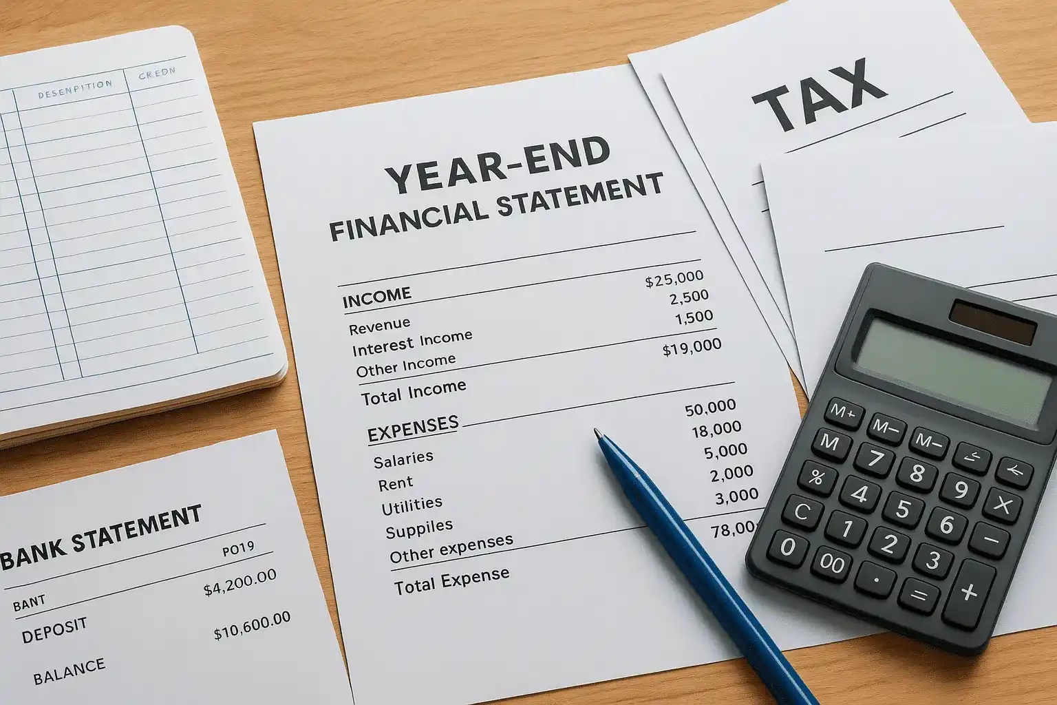 Financial records and accounting documentation