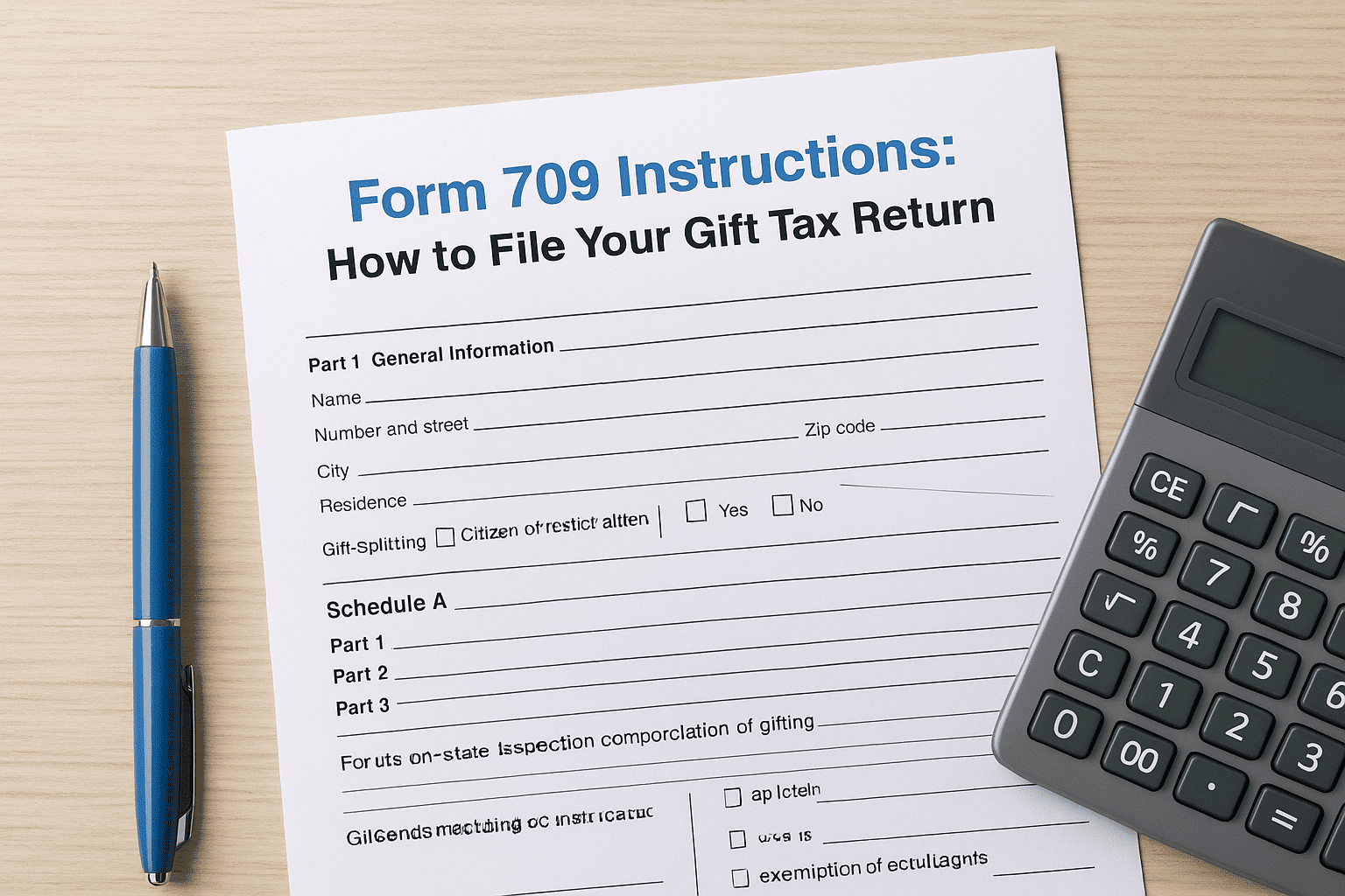 form 709 instructions