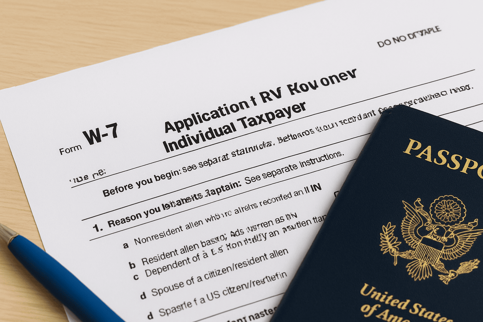 form w7 instructions
