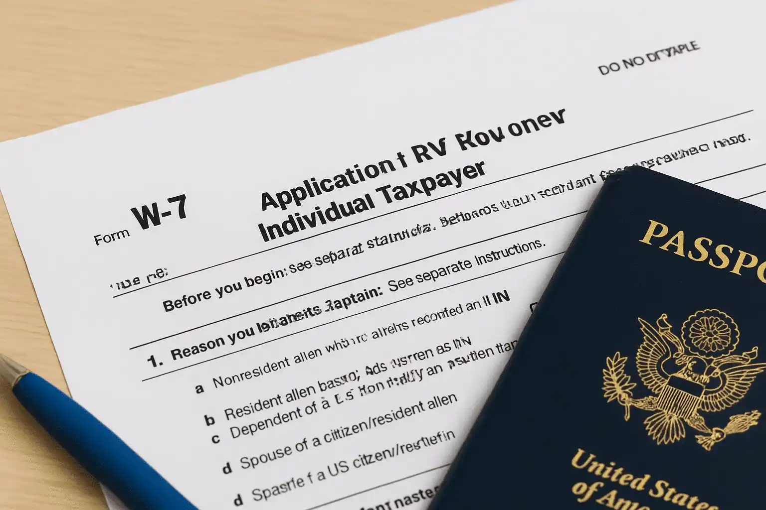 form w 7 instructions