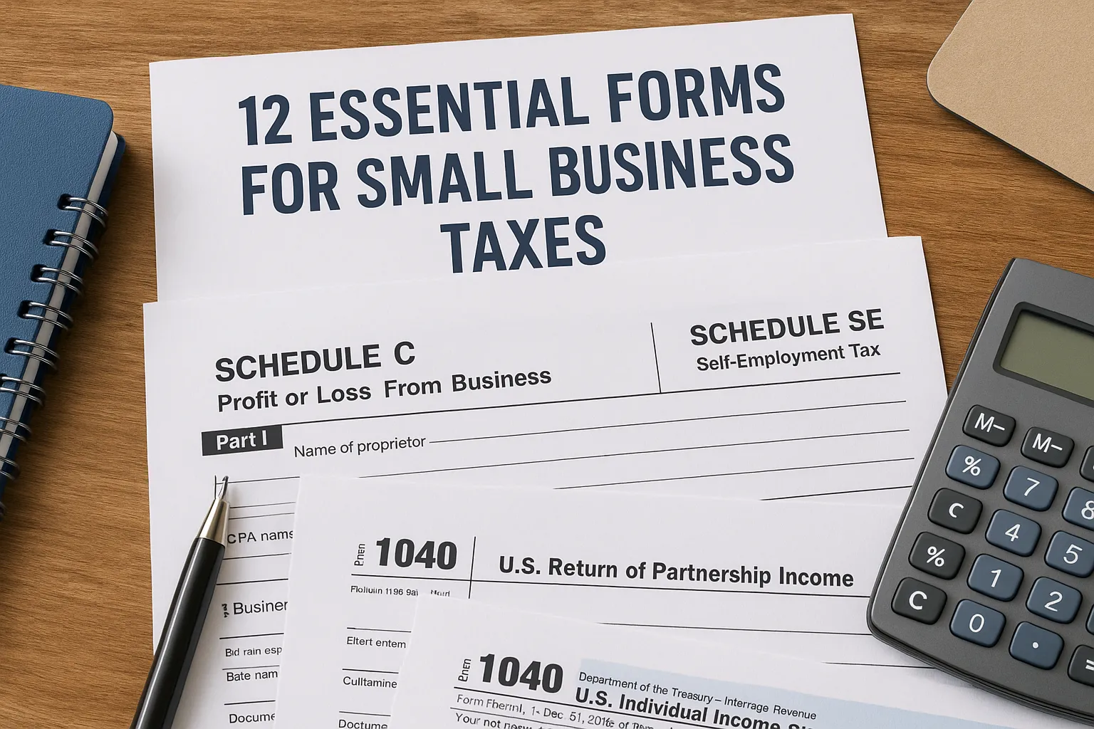 forms for small business taxes