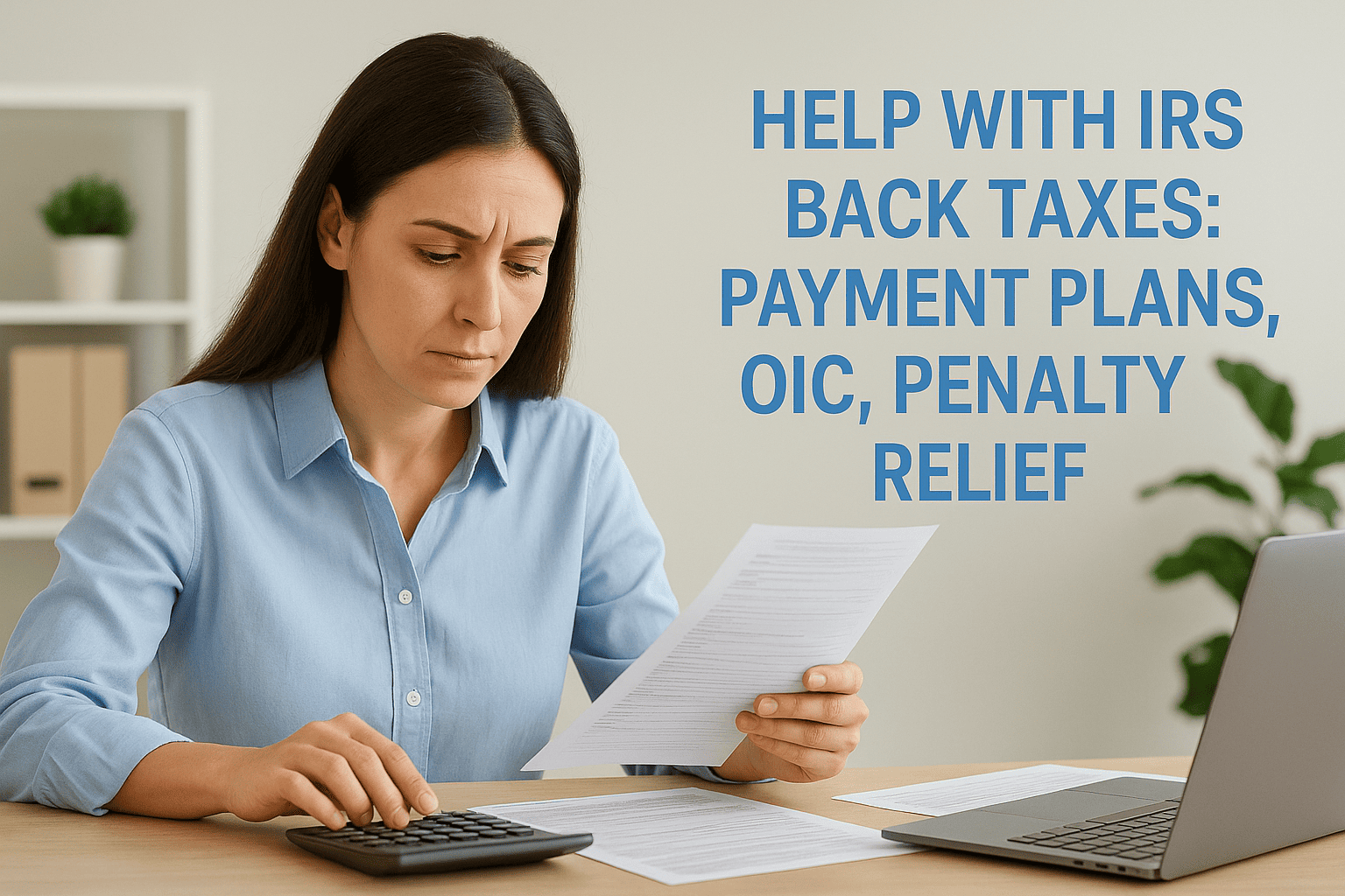 help with irs back taxes