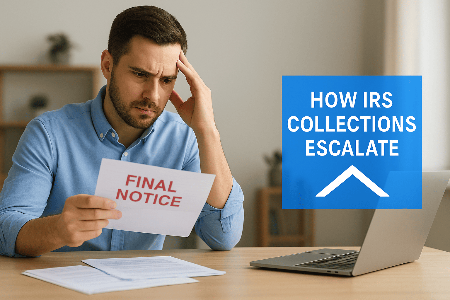 How IRS collections escalate