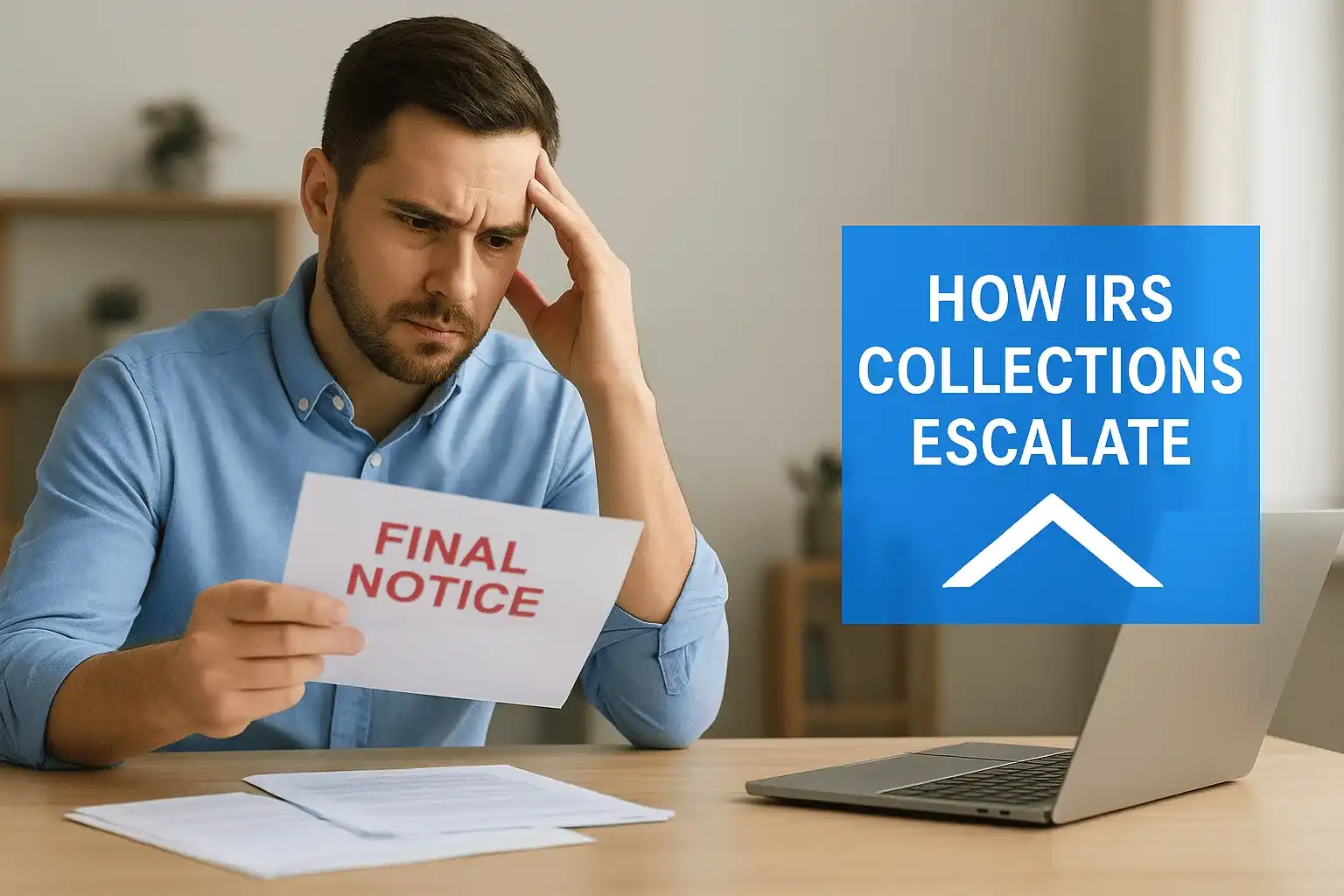 How IRS collections escalate
