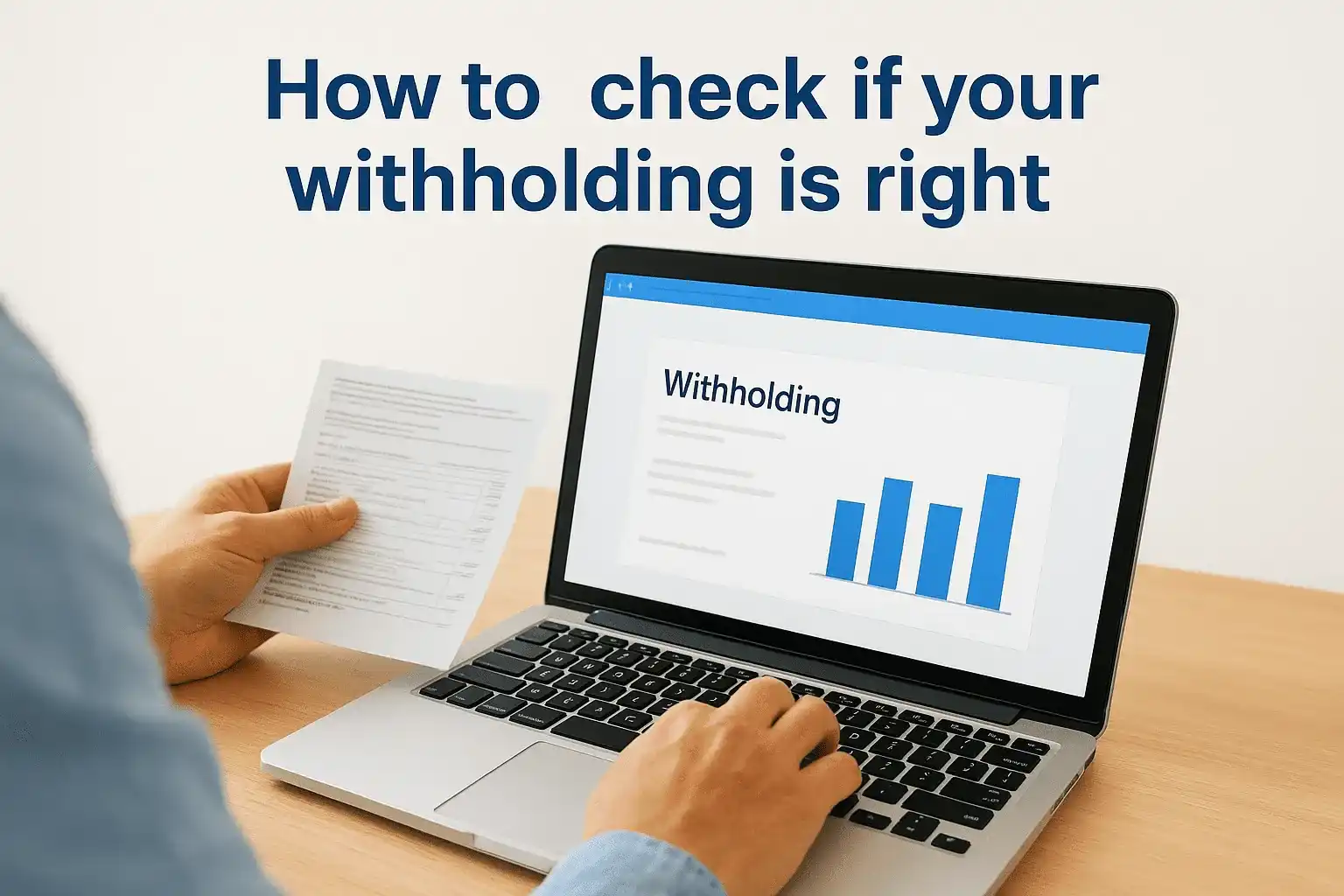 How to check if your withholding is right