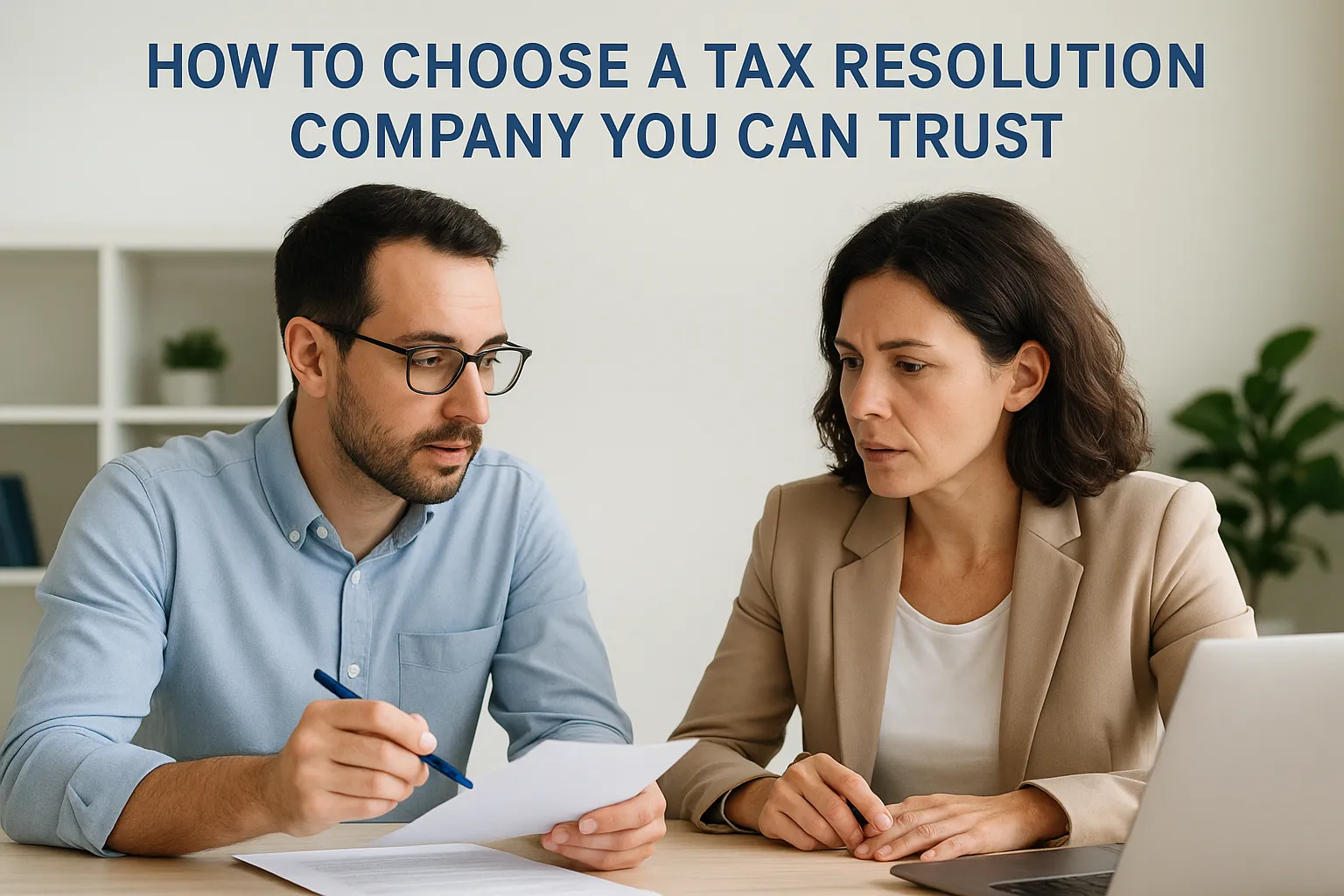 how to choose a tax resolution company