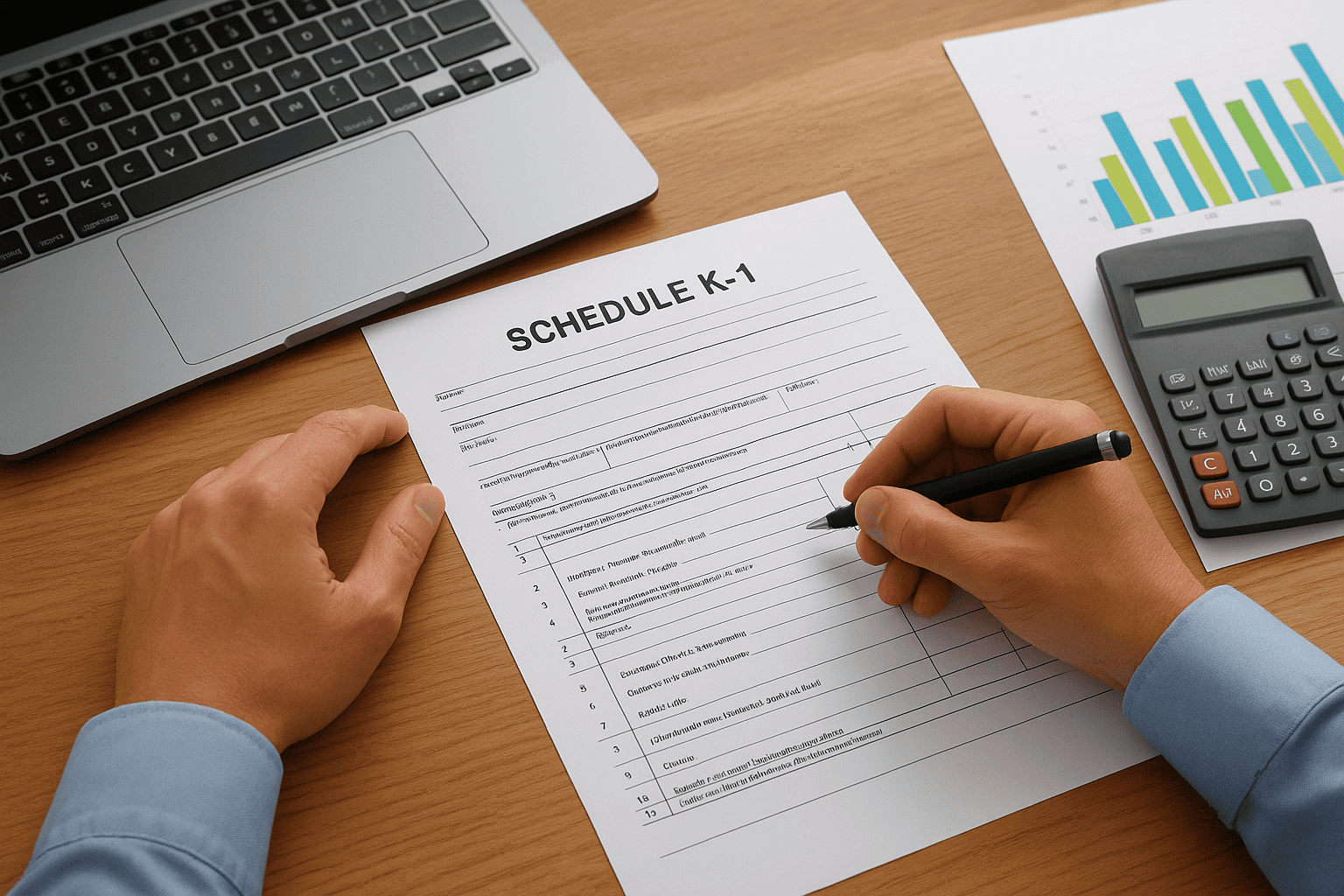 How to complete each Schedule K-1