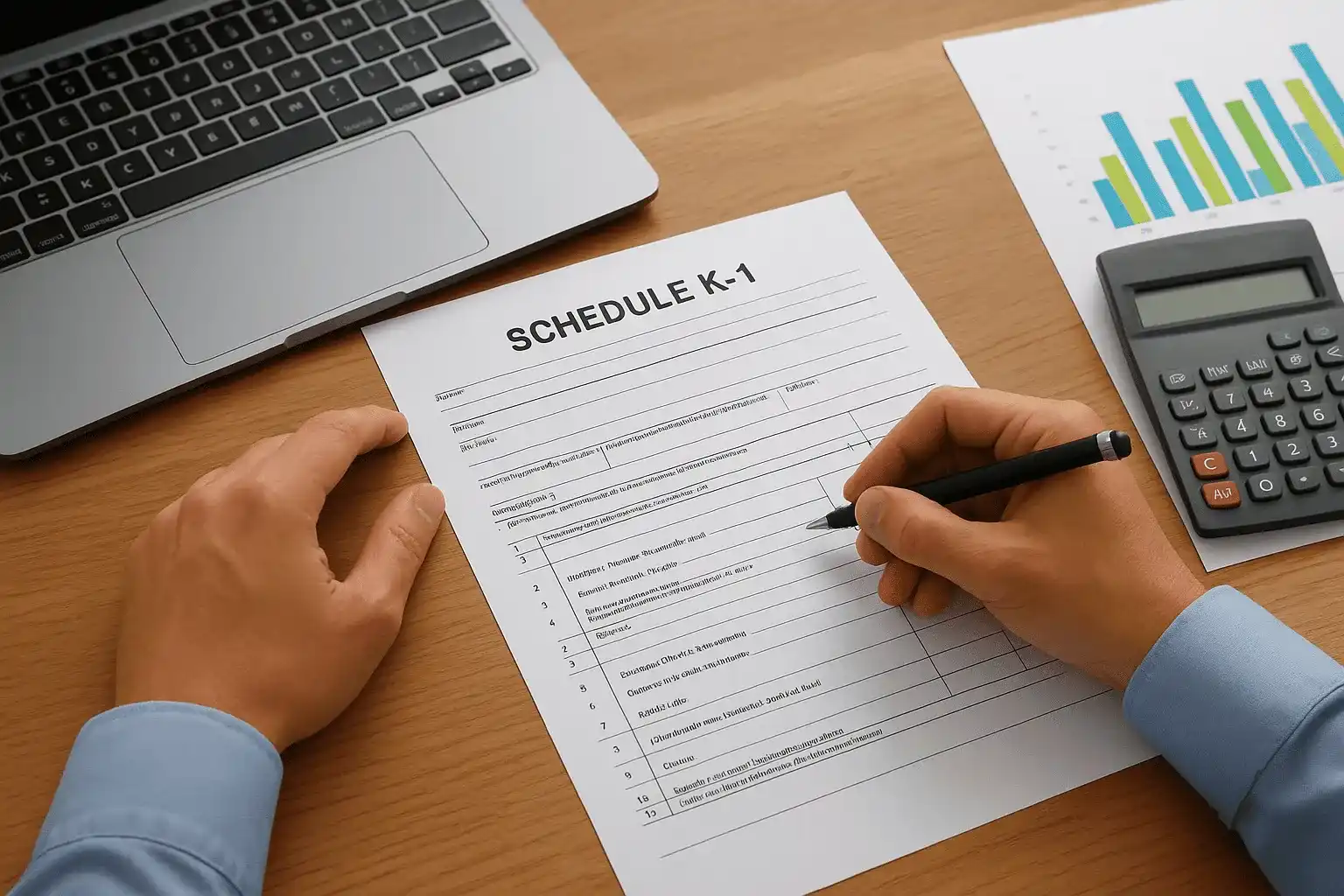 How to complete each Schedule K-1