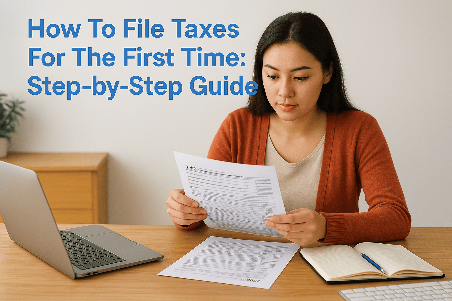 how to file taxes for the first time