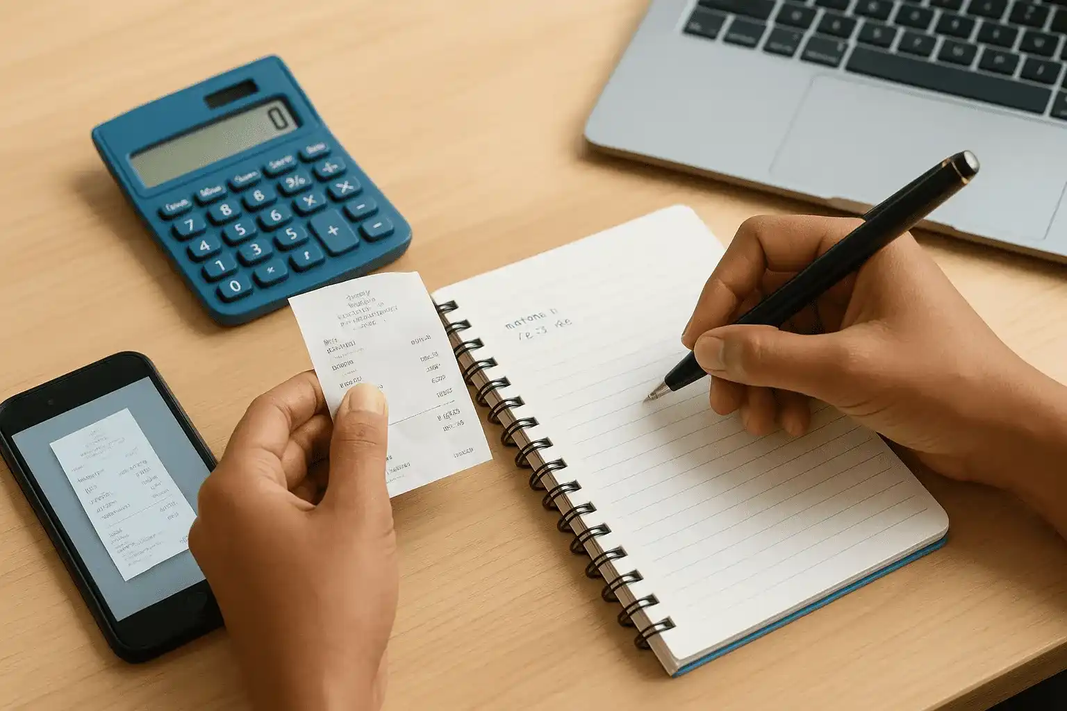 How to record expenses and manage receipts