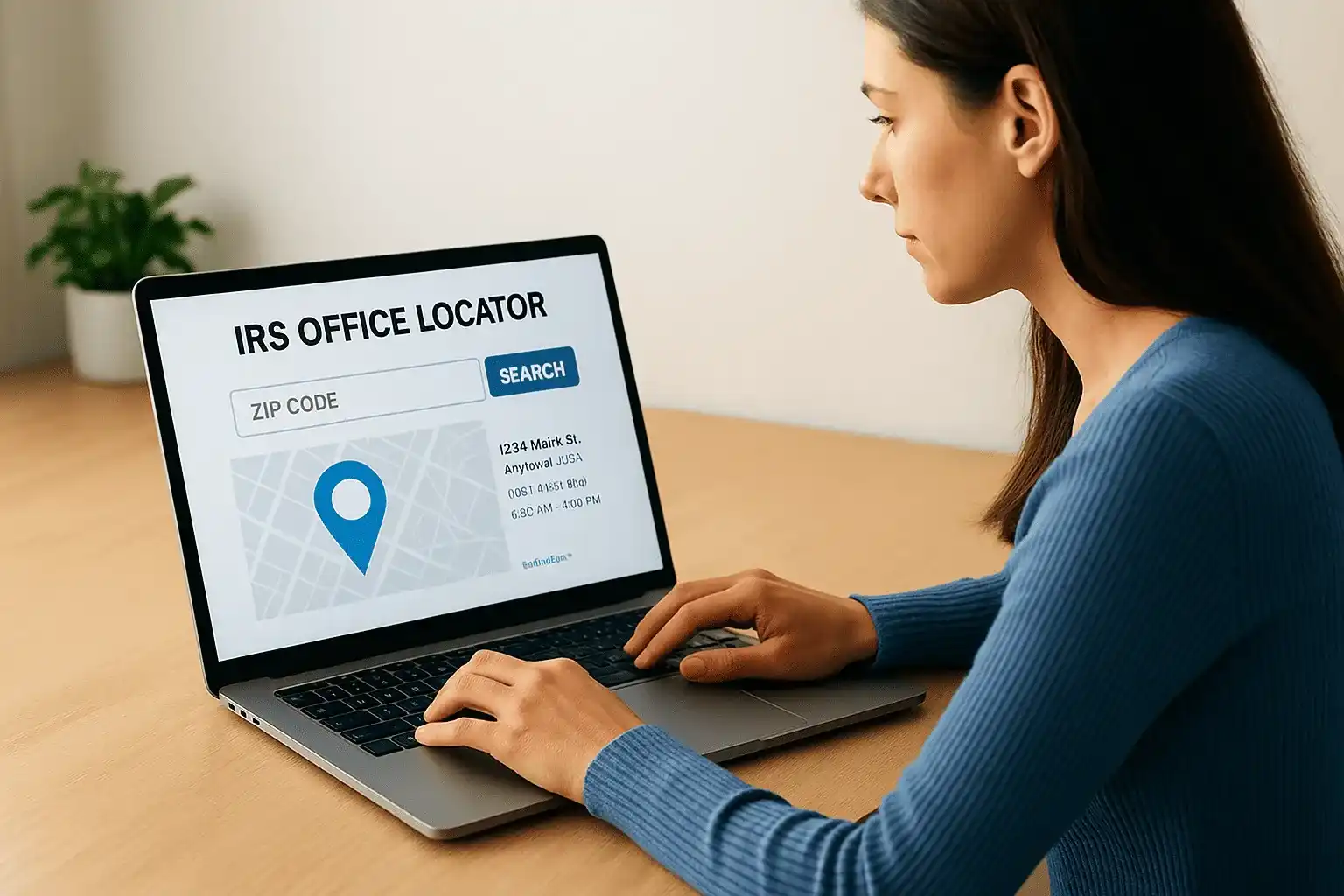 How to use the IRS TAC locator