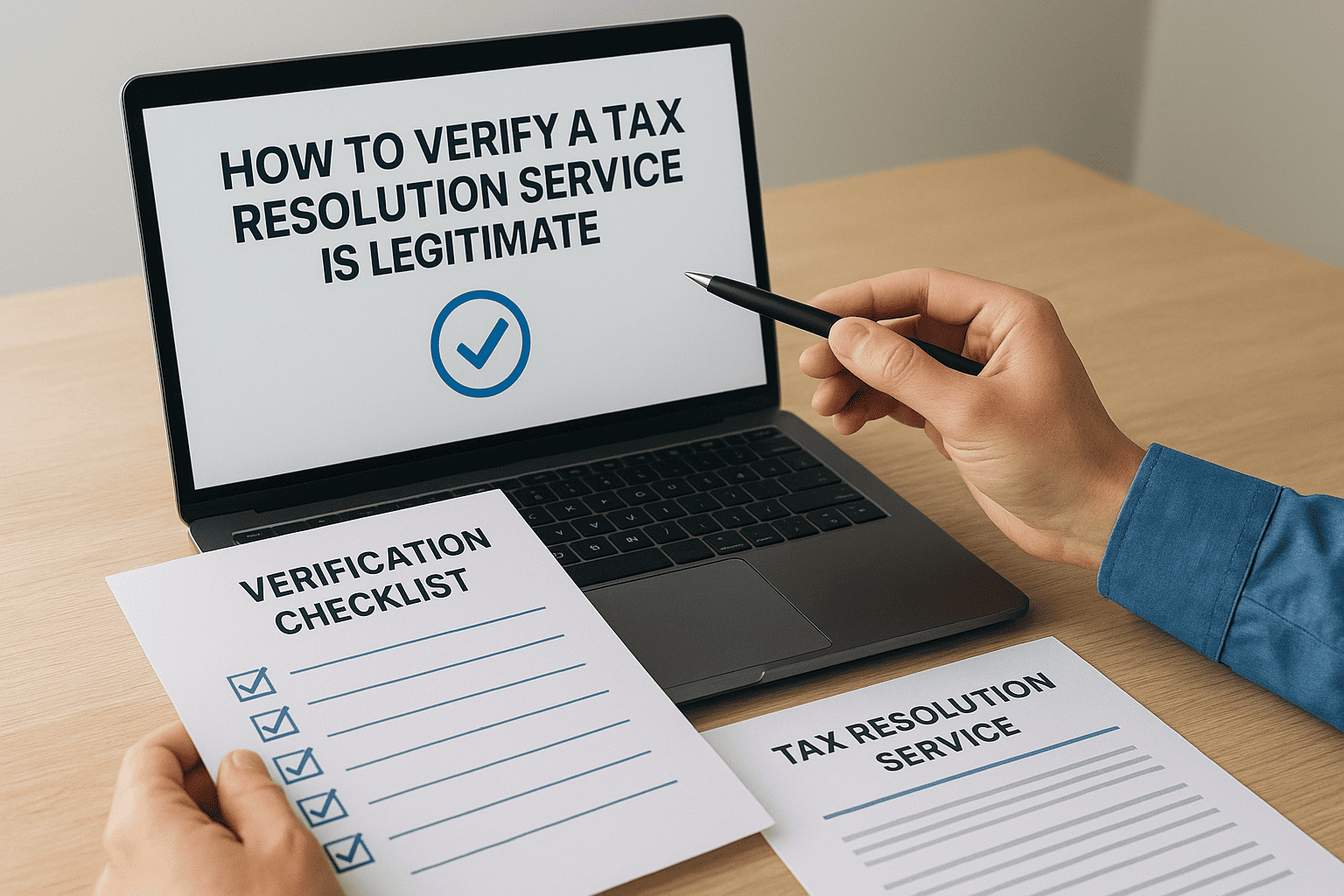 How to verify a tax resolution service is legitimate