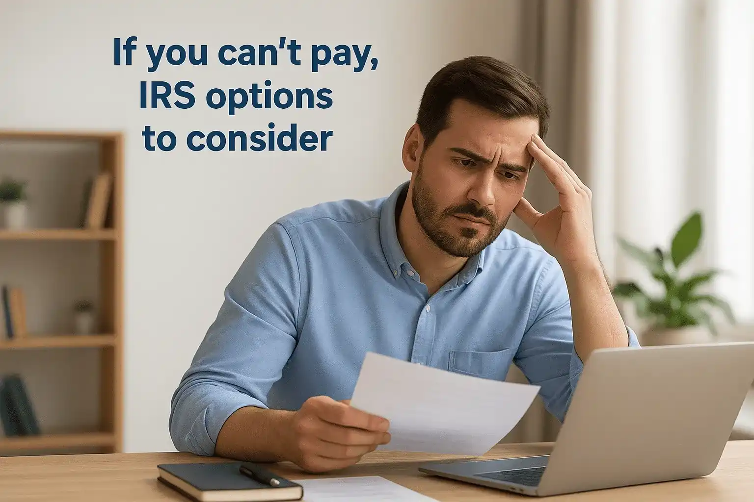 If you can't pay, IRS options to consider