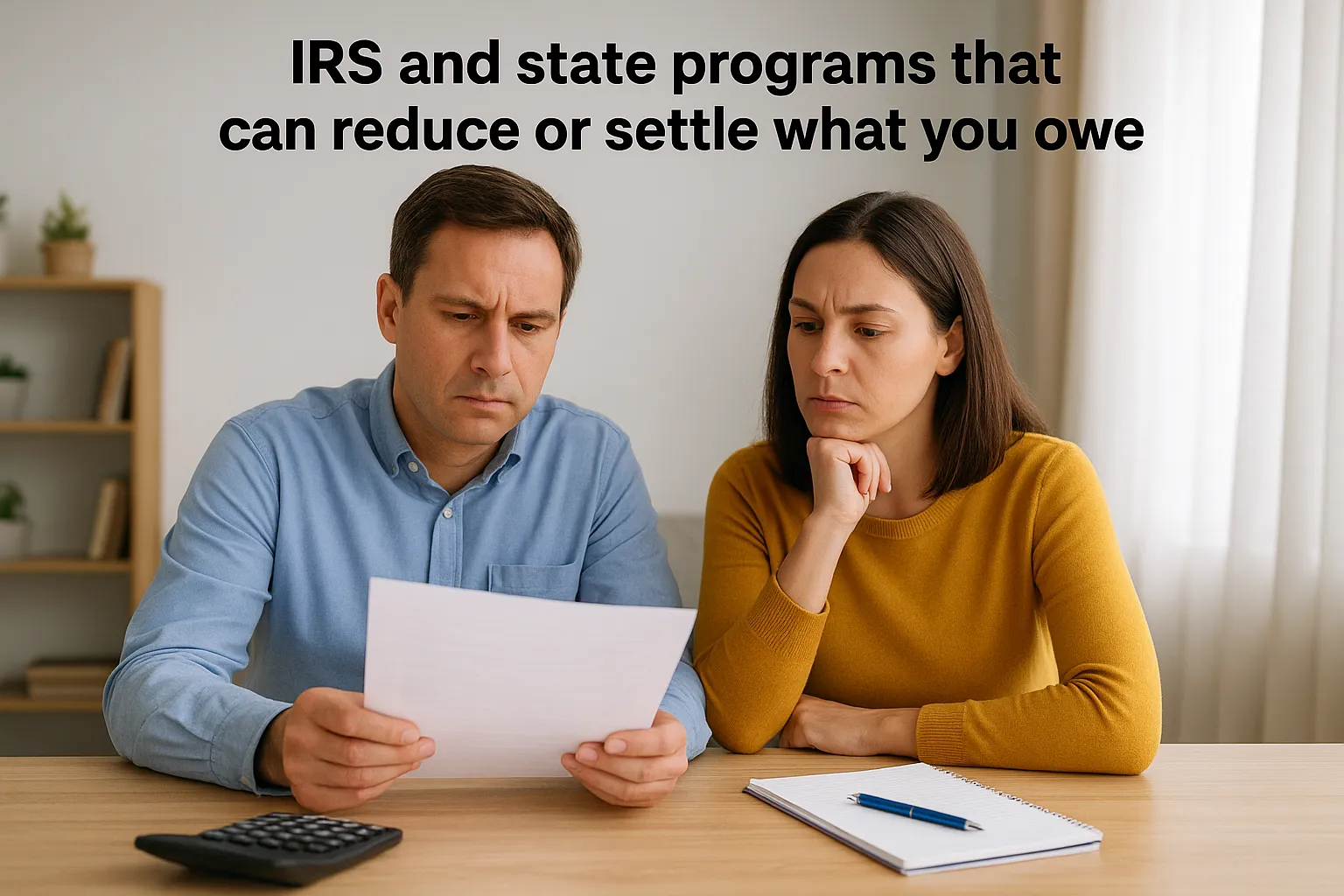 IRS and state programs that can reduce or settle what you owe