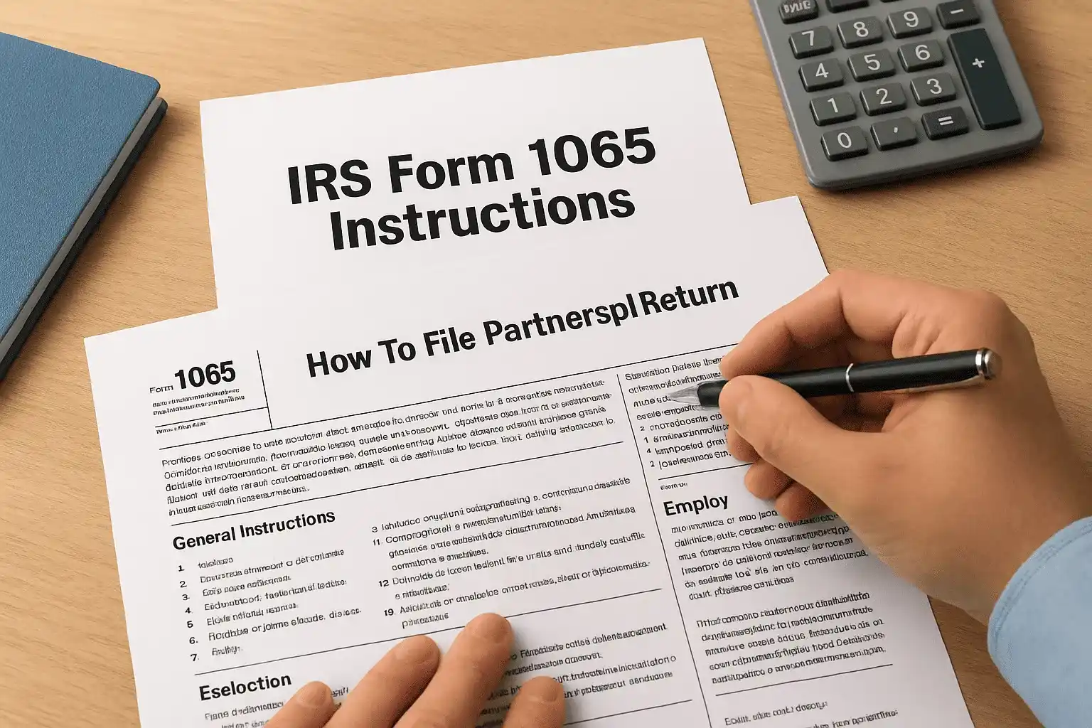irs form 1065 instructions