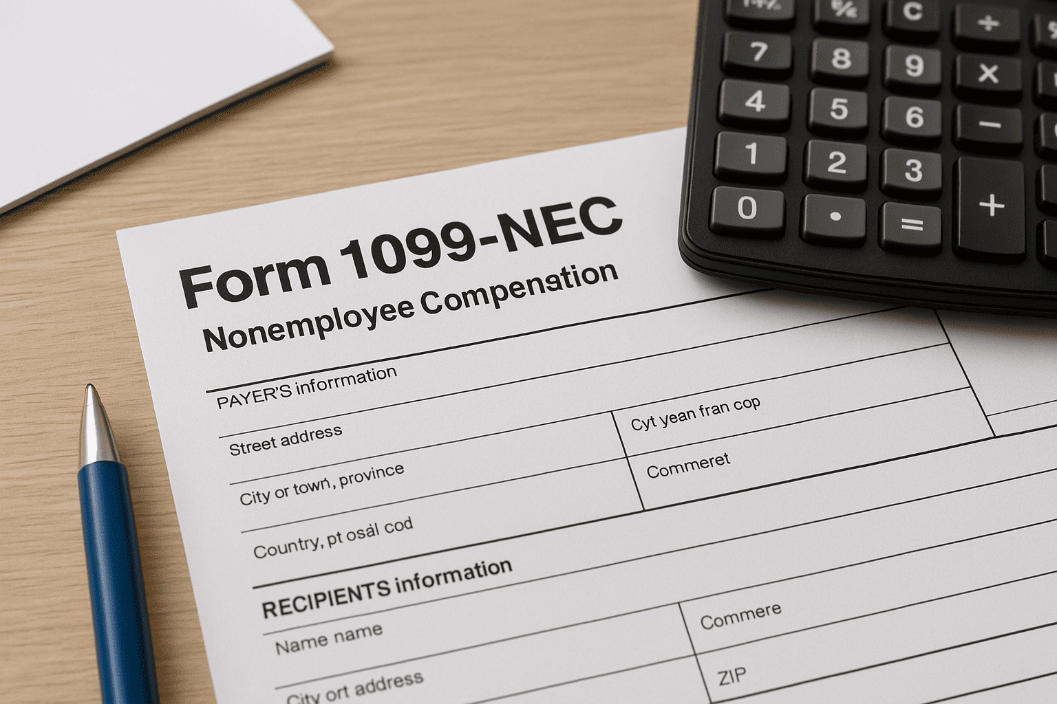 irs form 1099 nec instructions