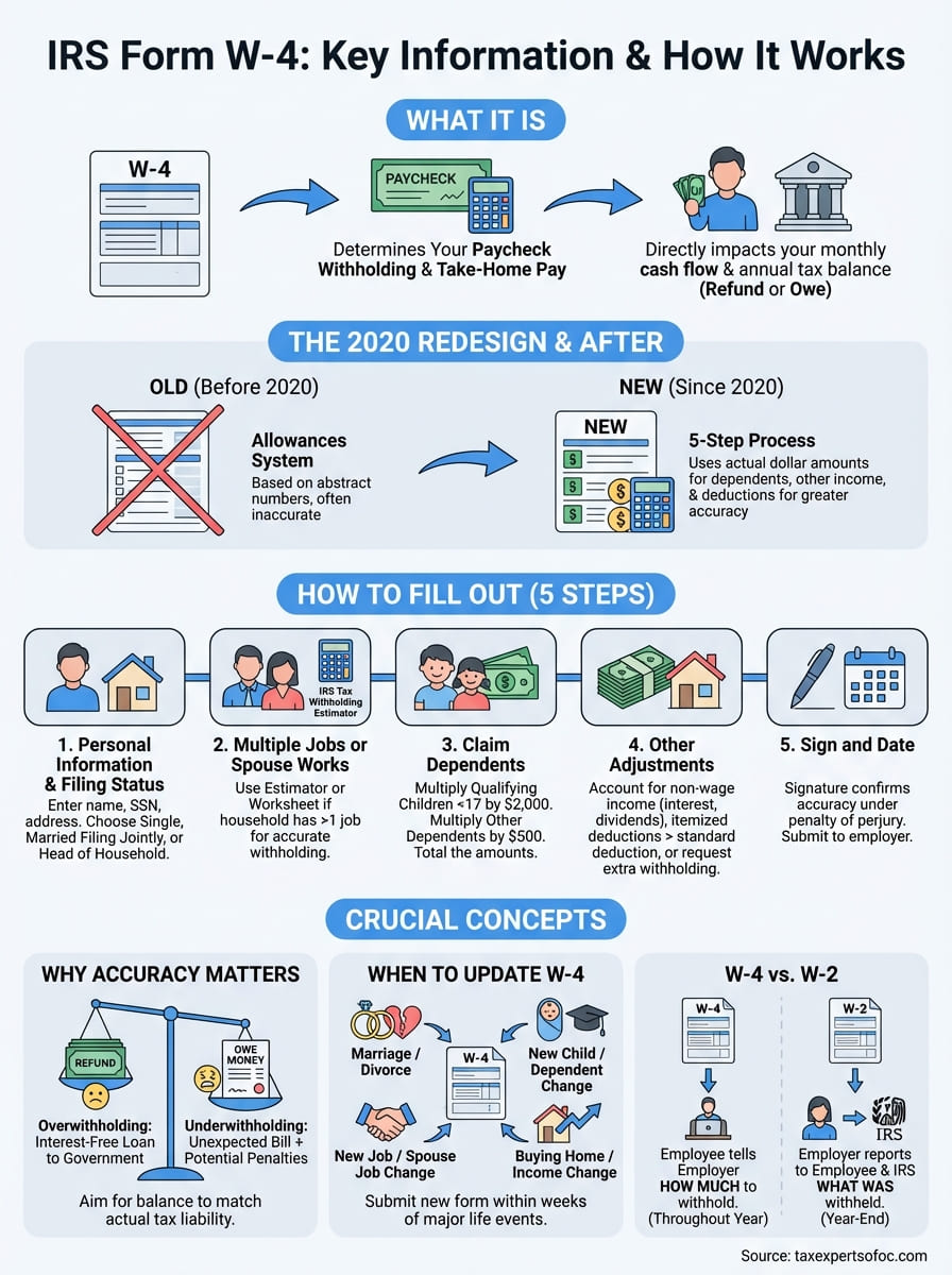 irs form w-4 infographic