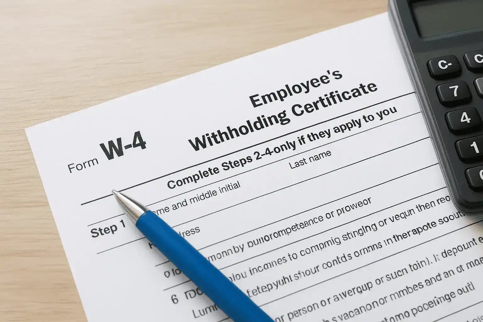 irs form w4