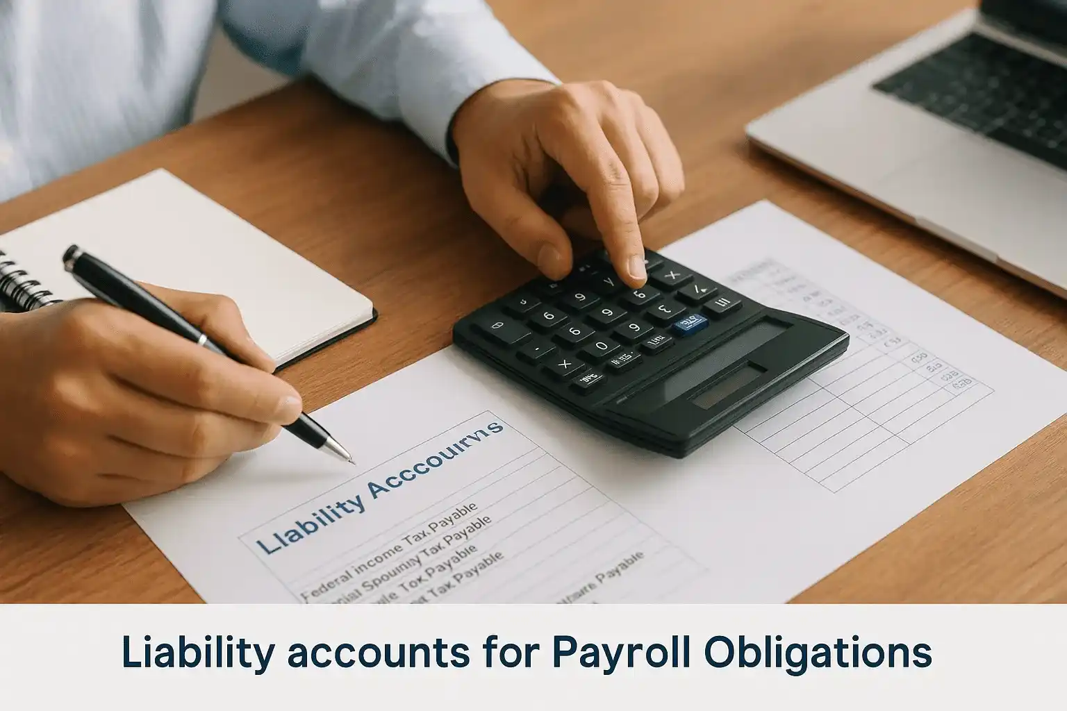 Liability accounts for payroll obligations