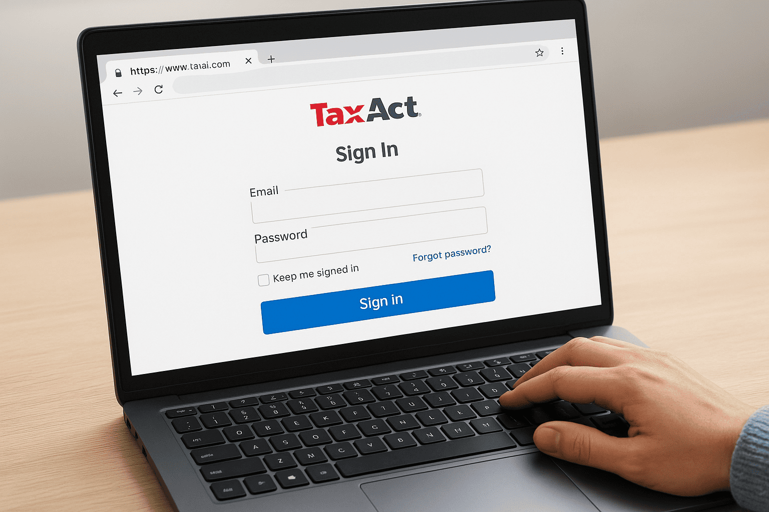 Navigate directly to the secure sign-in portal