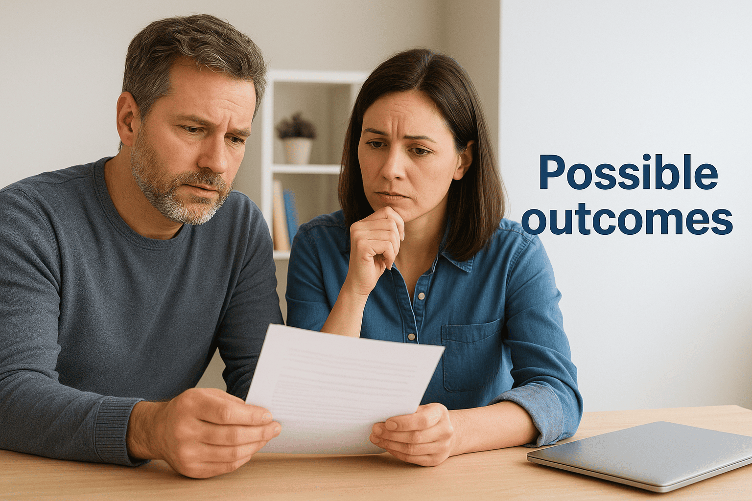 Possible outcomes