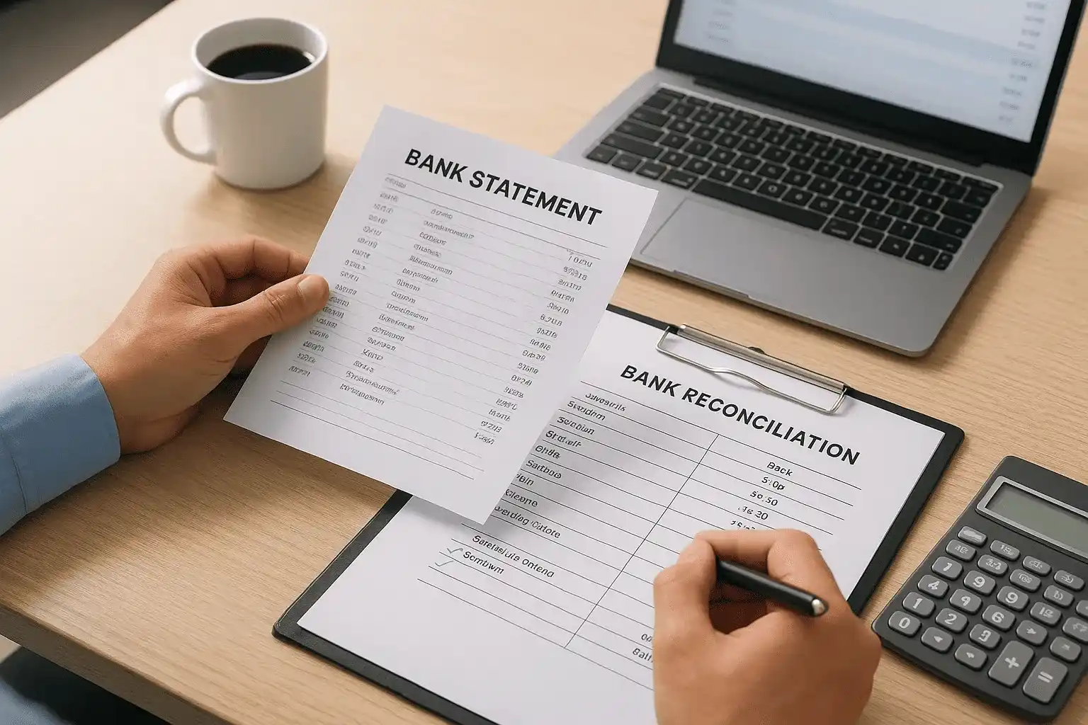 Reconcile your bank accounts